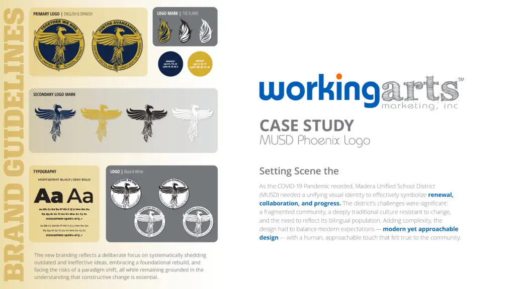MUSD Phoenix Logo Case Study first page