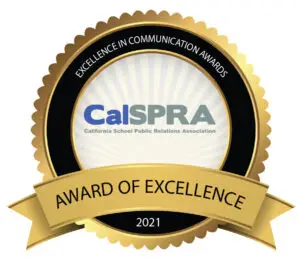 CalSPRA Award of Excellence Badge
