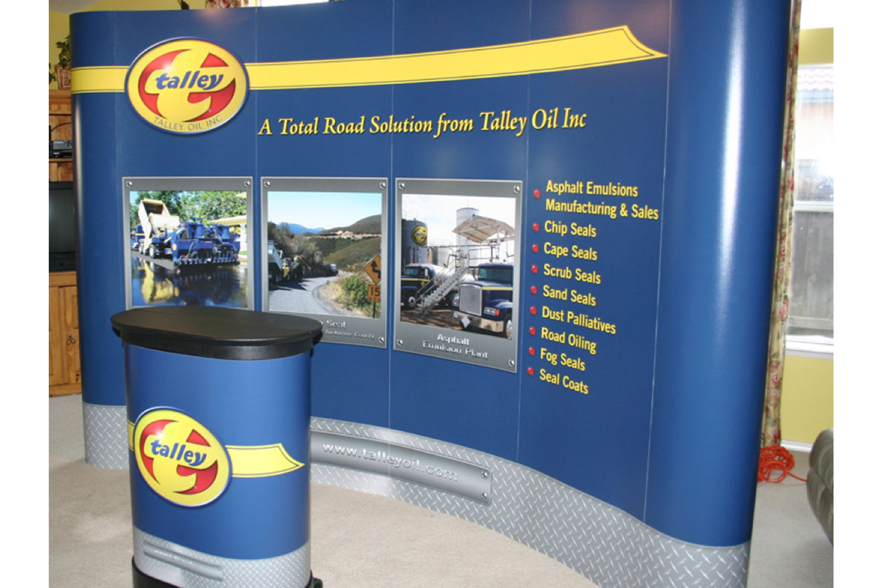 Talley Oil Trade Show Booth