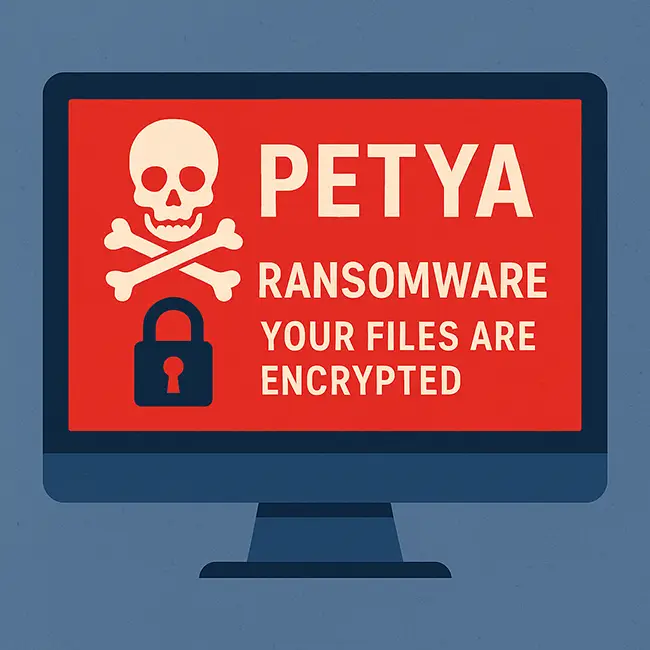 Petya Ransomware illustration