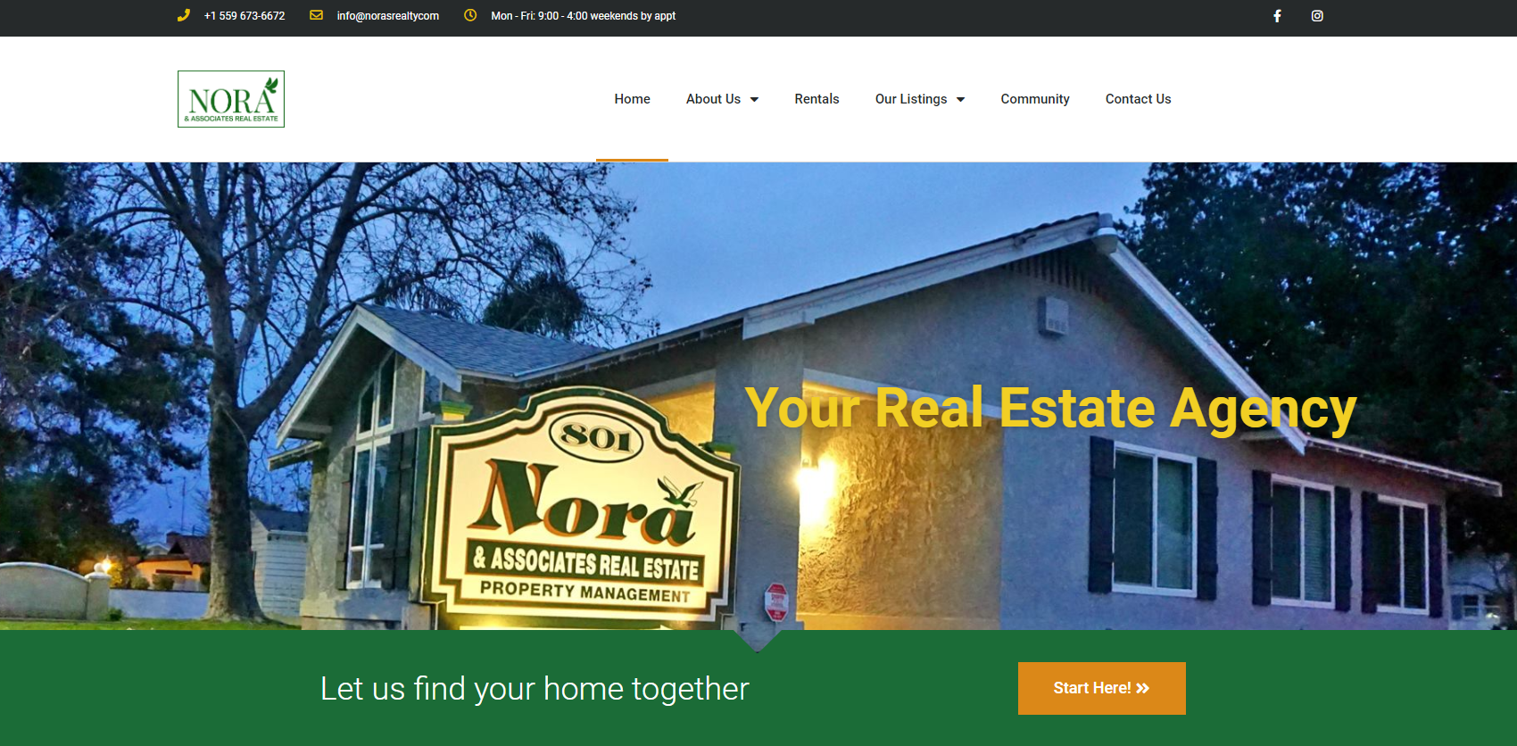 Nora's Realty site